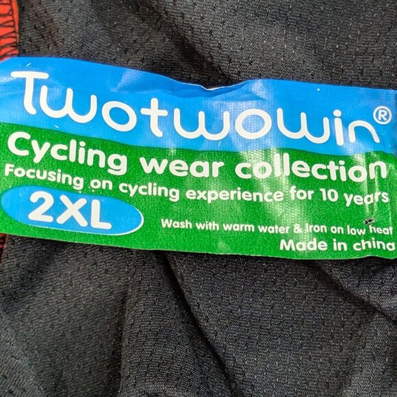 NEW Twotwowin Cycling Bike Shorts Womens 2XL Black Racing Spinning Padded - Picture 11 of 13